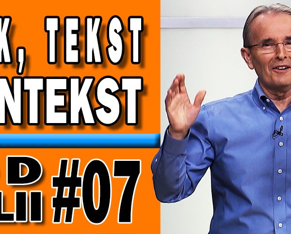 Lekcja 7 – Język, tekst i kontekst Biblii